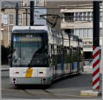 Tram Gent Tram N� 6319 pictured near the station Gent Sint Pieters on July 10th, 2010.