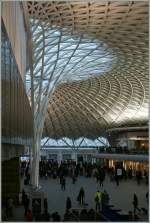The beautiful Entrance to the London Kings Cross Station.