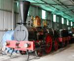 Various 2-2-2 'JOHN MOLSON' was built in 1970 from Kawasaki as an replica from 1840. 16.9.2010 at Canadian Railway Museum in Delson,Qc.