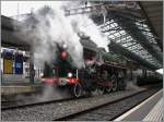 Various The SNCF Steamer 141R124 in Lausanne.
08.10.2011