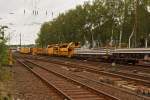 Parked track renewal train, ...  Armin Schwarz 24.07.2011