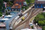View from the Castle K�nigstein / Taunus at the station ...