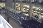 Various I made this picture of an diesel-electric locomotive in 1973 in the Science Museum London, South Kensington. The photo shows the English Electric Co-Co Diesel-electric DELTIC Prototype Locomotive, Number CD 050280.