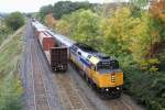 VIA 6413 (F40PH-2) on 2.10.2010 at Bayview Junction in Hamilton,Ont. ...