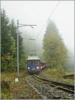 zb-zentralbahn-brunig IR to Luzern by Gr�nenwald on the LSE Line from Engelberg. 
18.10.2010