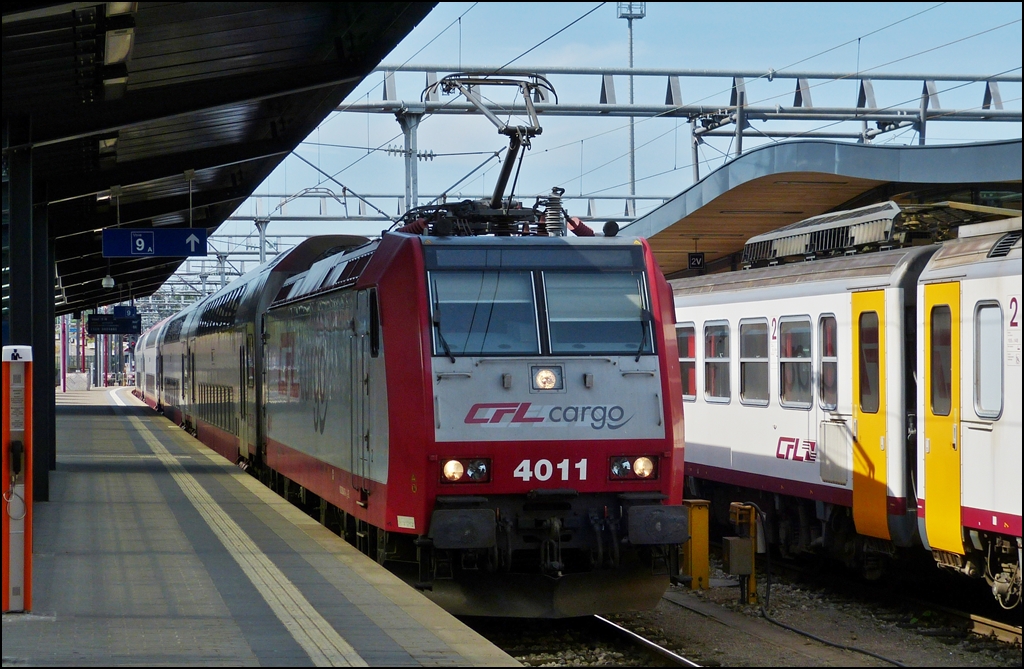 . CFL Cargo 4011 photographed in Luxembourg City on June 17th, 2013.