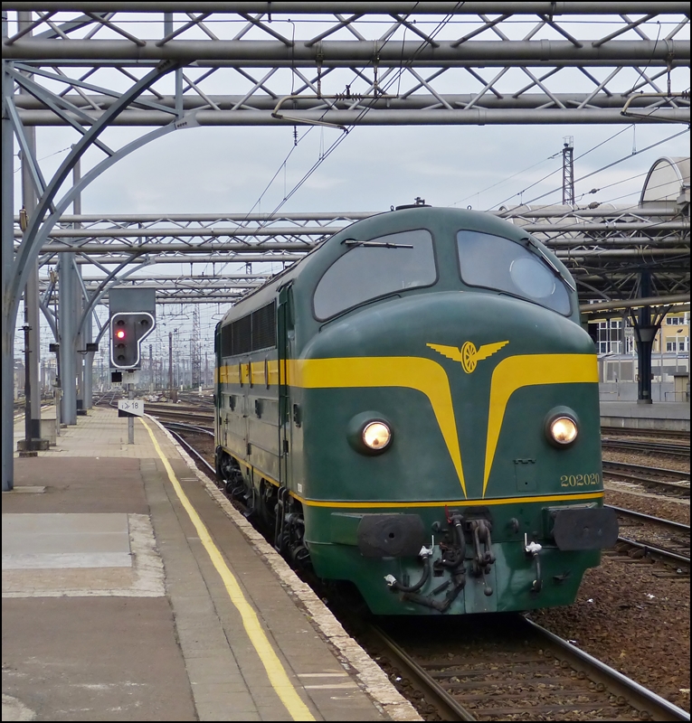 . HLD 202.020 (former CFL 1602) is running through the station Bruxelles Midi on May 11th, 2013.