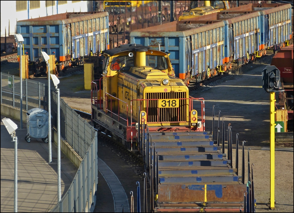 . The CFL Cargo 318 pictured in Esch Belval on March 4th, 2013.