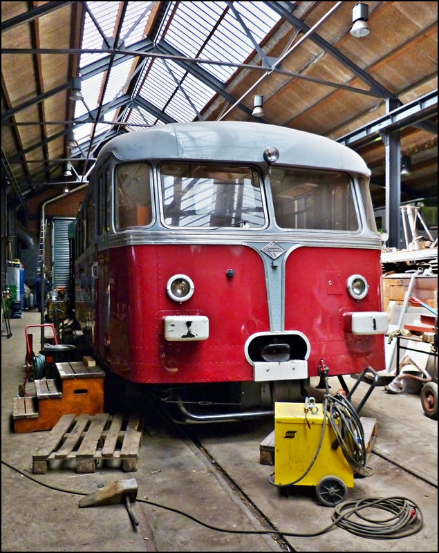 . The Uerdinger rail car Z 151 pictured in Fond de Gras on June 2nd, 2013.