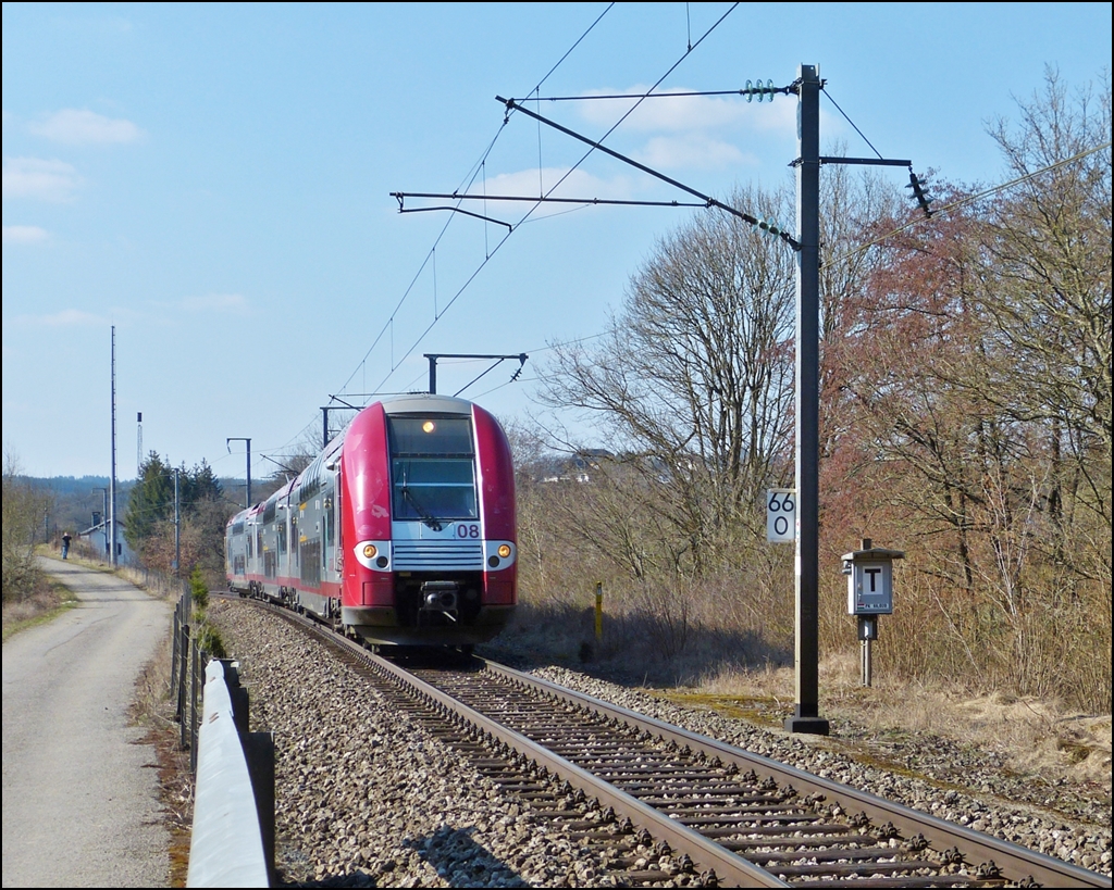 . Z 2208 photographed in Lellingen on April 7th, 2013.
