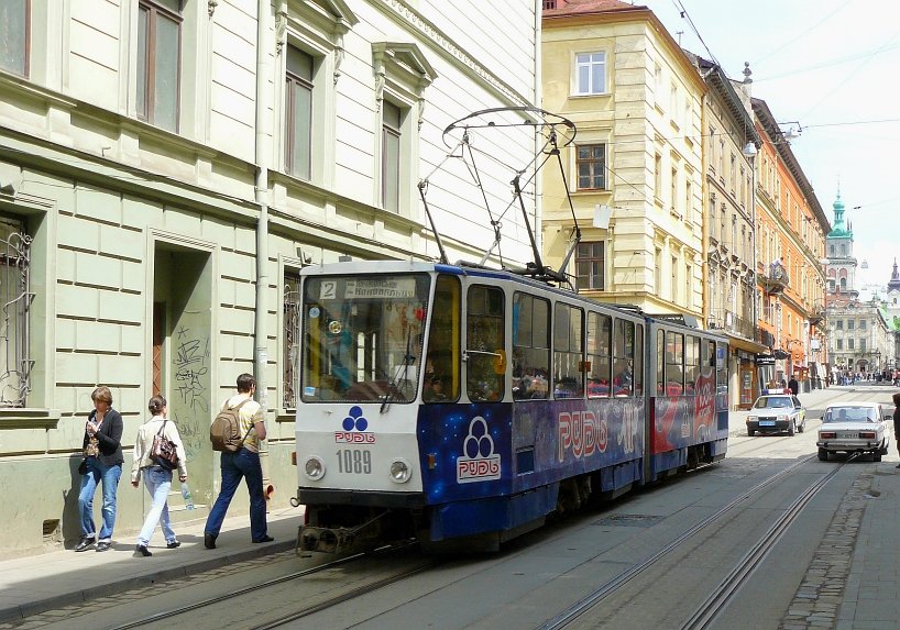 1089 in the city center. Lviv, Ukraine 25-05-2010.