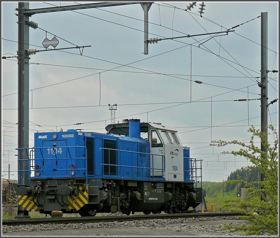 1104 pictured at Bettembourg on April 25th, 2009.