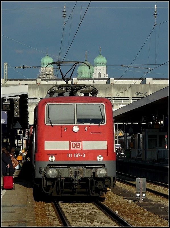 111 167-3 pictured in Passau on September 11th, 2010.