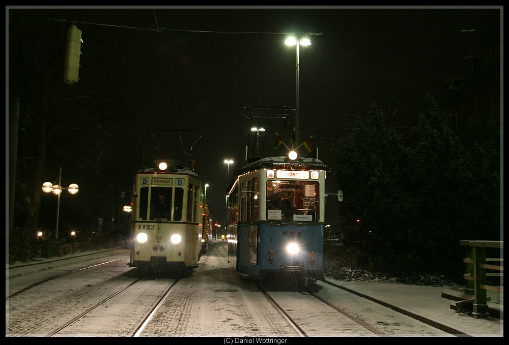1122 and 80 in Heidelberg, Bismarckplatz. 20th december 2009