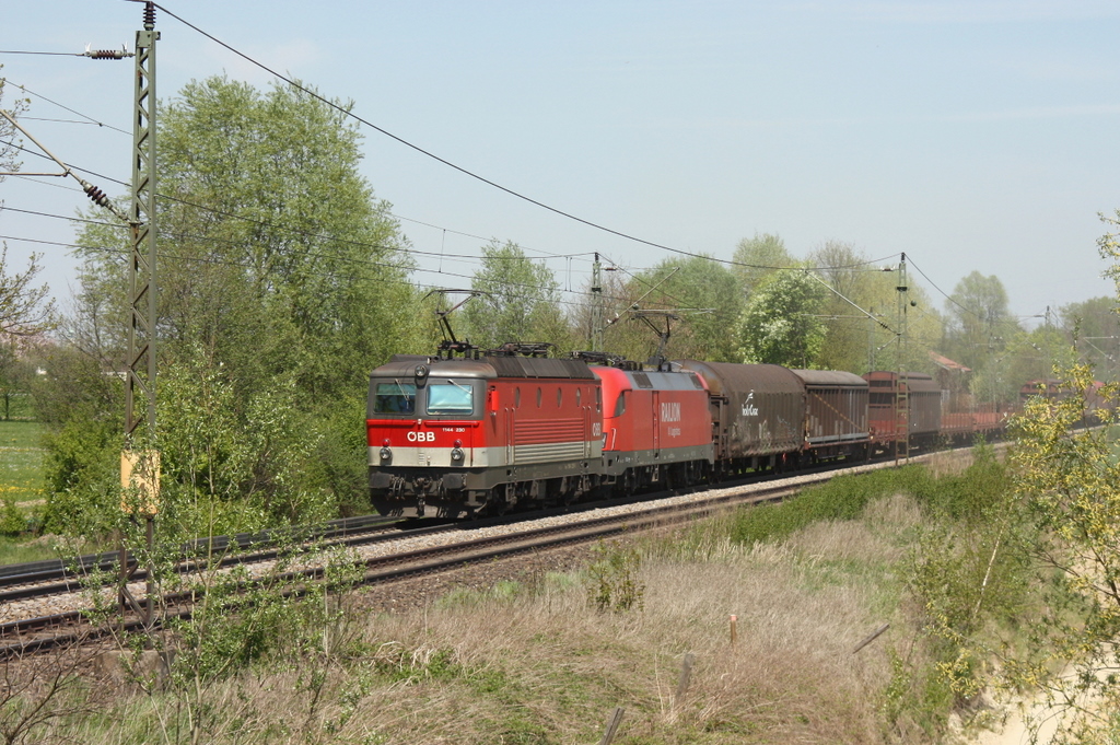 1144 230 and a Taurus near Rosenheim . the smoke is from a nearby barbecue fire ....