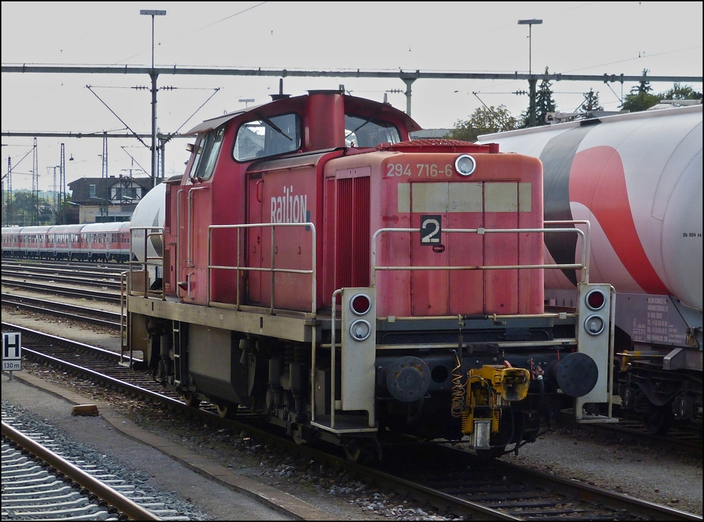 294 716-6 photographed in Singen (Hohentwiel) on September 15th, 2012.