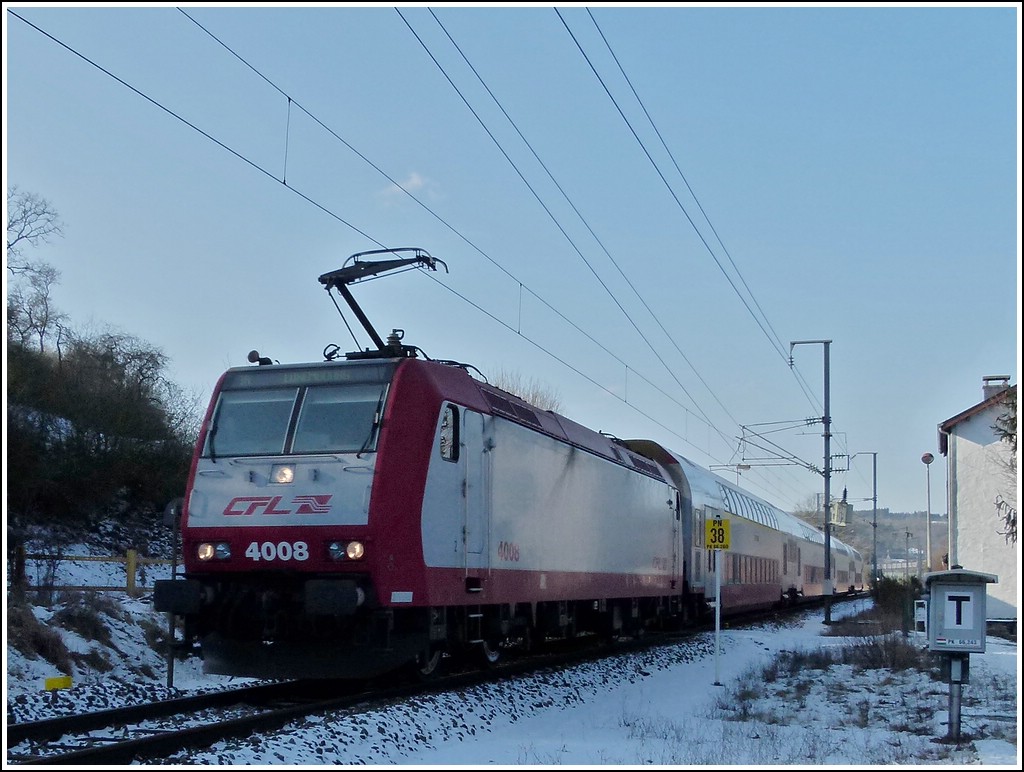 4008 photographed in Lellingen on February 10th, 2012.