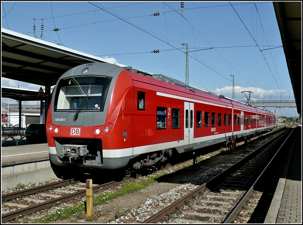 440 048-7 photographed at Plattling on September 11th, 2010.