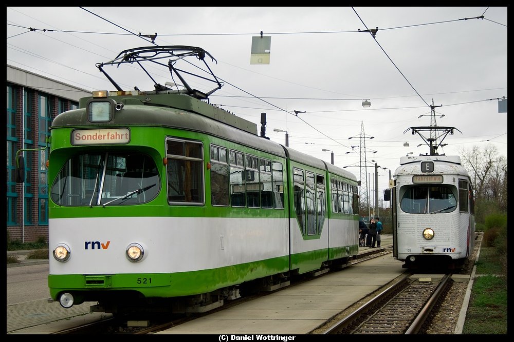 521 and 152 in Rheingnheim. 16.03.2008