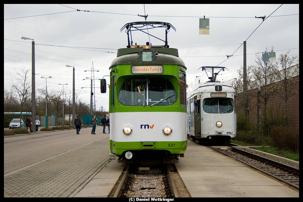 521 and 152 in Rheingnheim. 16.03.2008