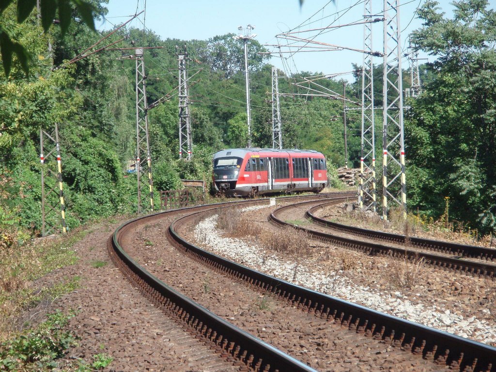 642 on the 12th of August, 2012 ahead of the Railway Litoměřice Město.