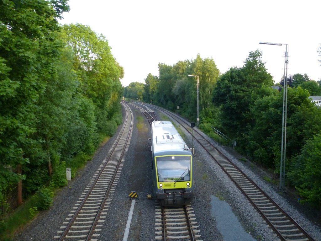 650 731 is driving by Oberkotzau, June 13th 2013.