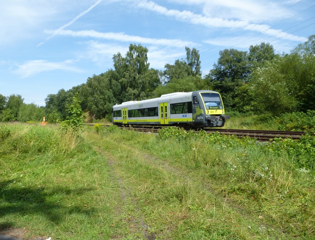 650. 738 is driving in Oberkotzau on August 7th 2013.