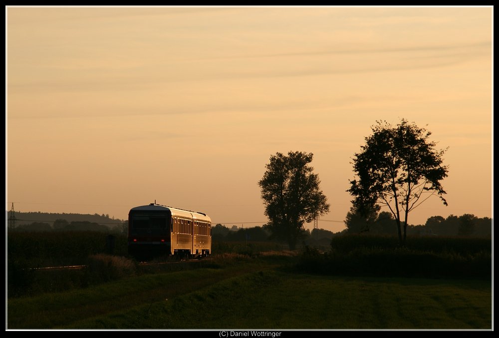 A 628 on the evening of the 9th september 2009 near Alttting.
