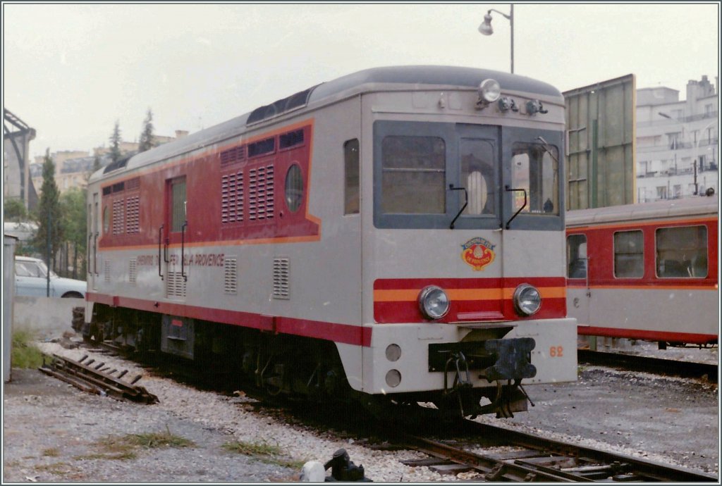 A diesel engine in Nice (CP Station) 
(Summer 1985/scanned negative)