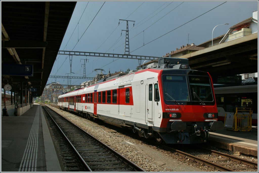 A Domino in  RegioAlps  colour in Neuchatel. 23.07.2013