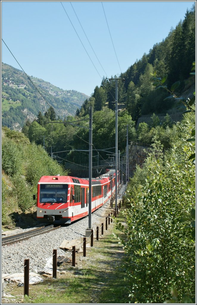 A Komet on the way to Zermatt by St Niklaus.
11.08.2012