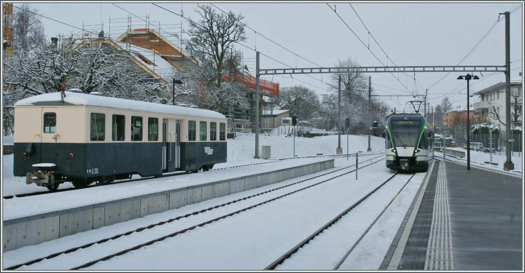 A LEB RBe 4/8 is approaching Cheseaux.
31.01.2012