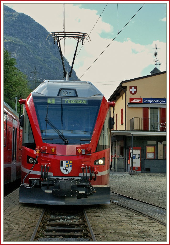 A new  Allegra  in Campocologno Station. 
08.05.2010