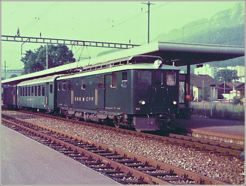 A old picture from the Brnig Dhe 4/6 in Horw.
Summer 1983