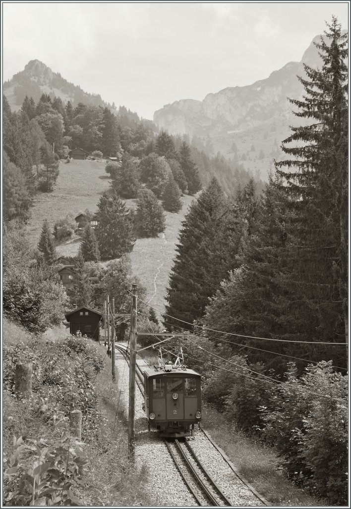 A Old Rochers de Naye locomotive by Hauts-de-Caux.
14.08.2012