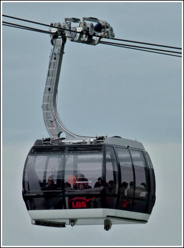 A Rheinseilbahn unit photograped in Koblenz on June 23rd, 2011.