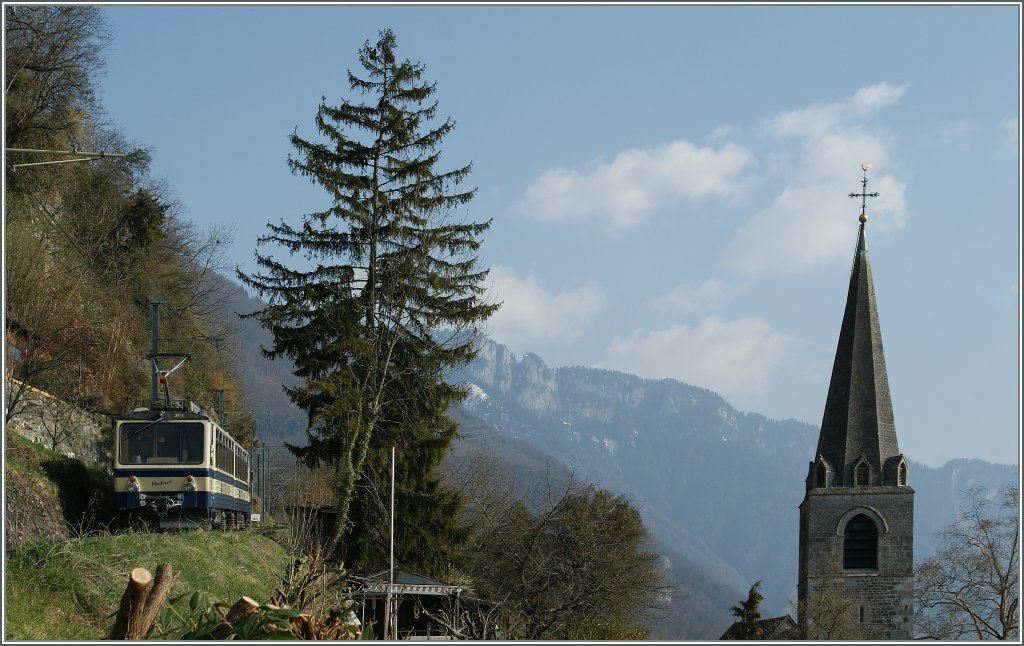 A Rochers de Naye Train by  Les Planches  (Montreux)
26.03.2012