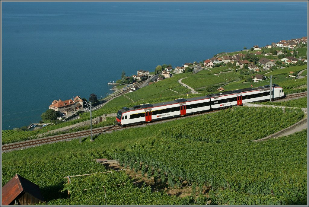 A S21 REV service in the vineyards over St Saphorin.
10.07.2012