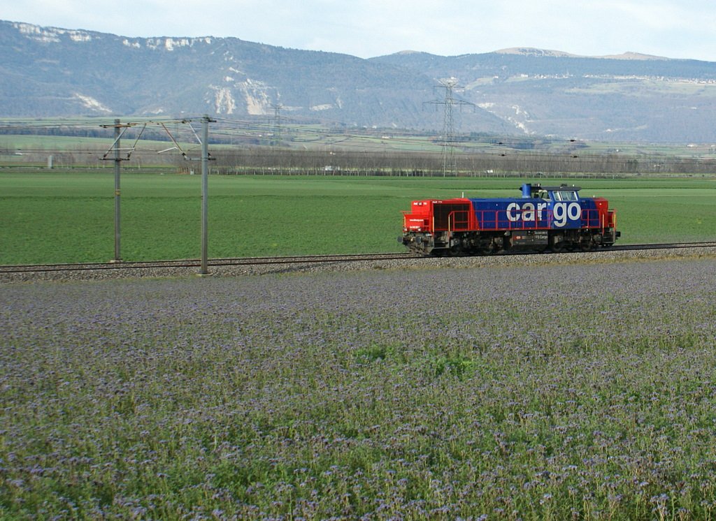 A SBB Cargo Am 483 by Essert-Pittet. 
25.11.2009