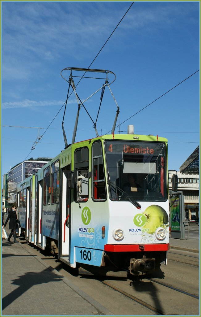 A Tatra Tram in Tallinn. 06.05.2012