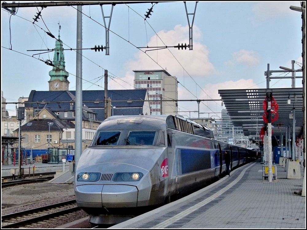 A TGV Atlantique/Rseau pictured in Luxemburg City on February 8th, 2011.