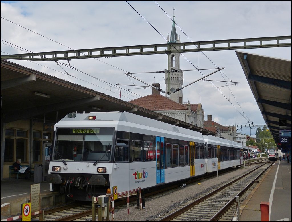 A Thurbo GTW 526 of the first generation photographed in Konstanz on September 15th, 2012.