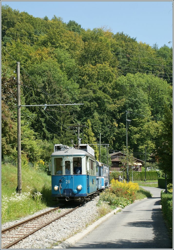 A Tram on the B-C by Blonay
21.08.2011