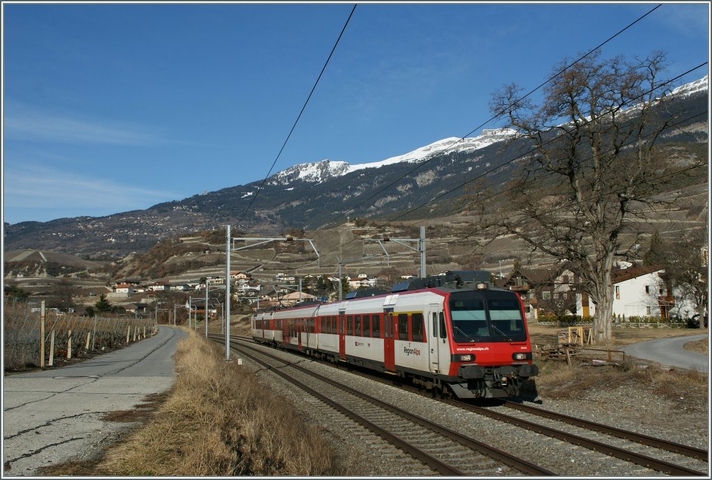 A  Walliser -Domino to Brig by Salgesch. 
05.03.2011