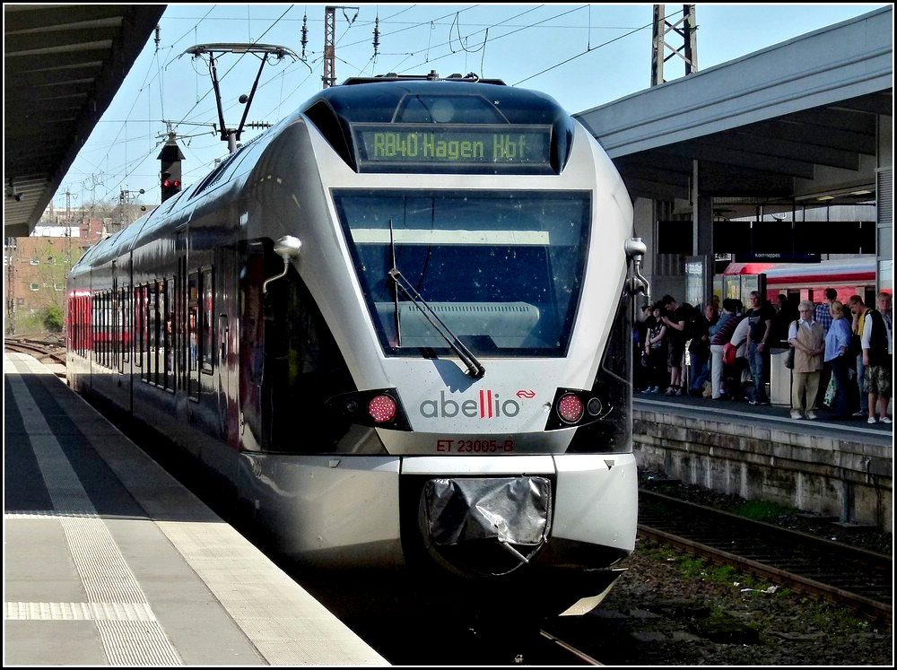 Abellio ET 23005 pictured in Essen on April 2nd, 2011. 