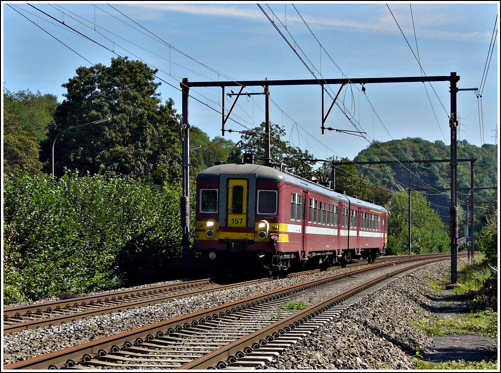 AM 62 157 pictured near Pepinster on August 20th, 2011.