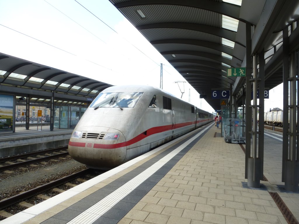 An ICE-1 is standing in Bamberg on June 23th 2013.