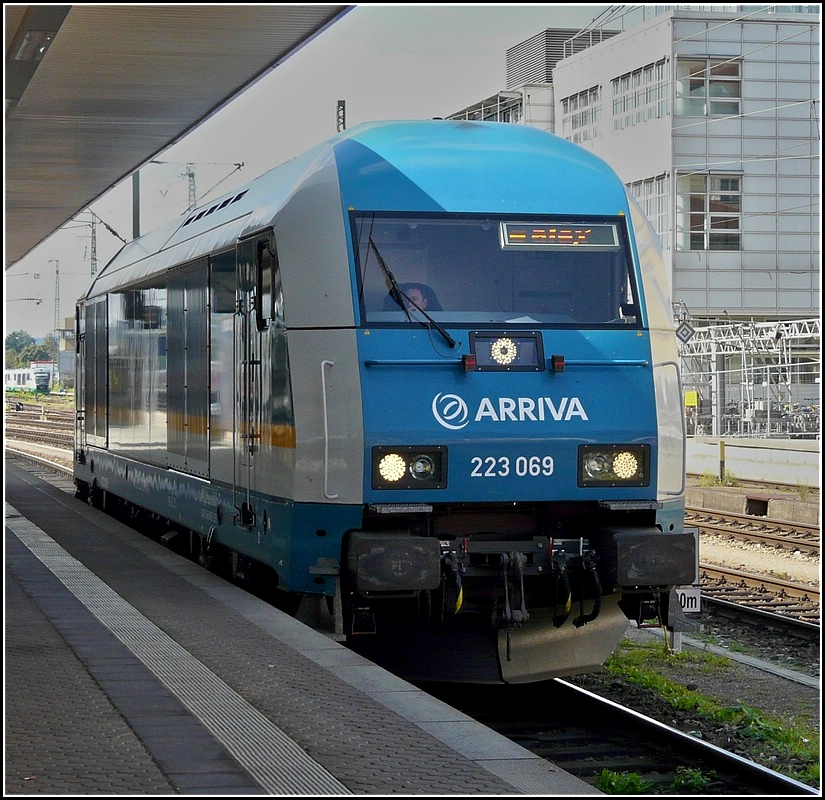 ARRIVA 223 069 taken in Regensburg on Sepber 11th, 2010.