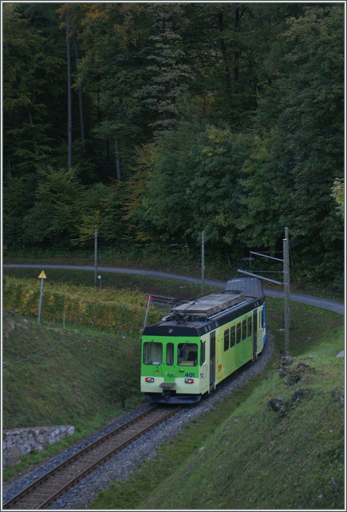 ASD local train betwenn Verchiez and Aigle. 18.10.2011