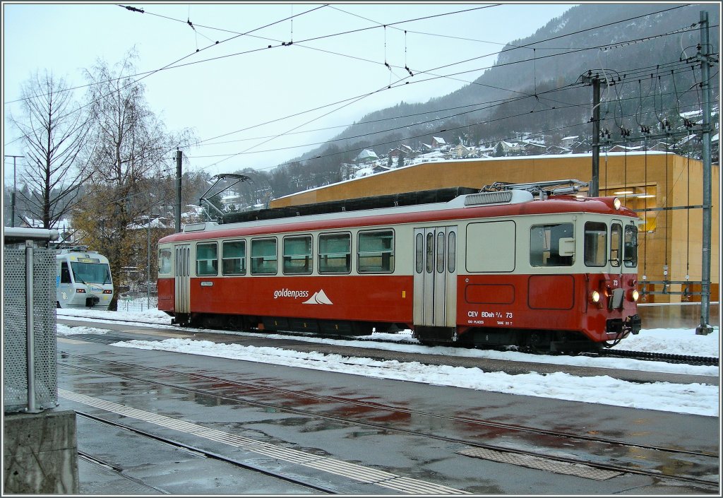 BDeh 2/4 N 73 in Blonay. 
06.12.2010